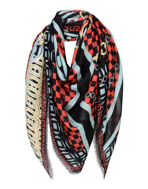 black versace scarf